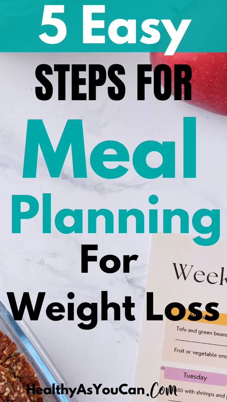 how to meal plan in blue   and black letters 