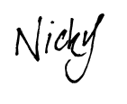 nicky's signature 