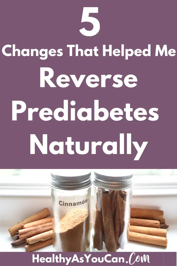 cinnamon used to reverse prediabetes naturally