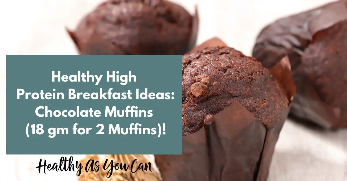 high protein chocolate muffin breakfast recipe 
