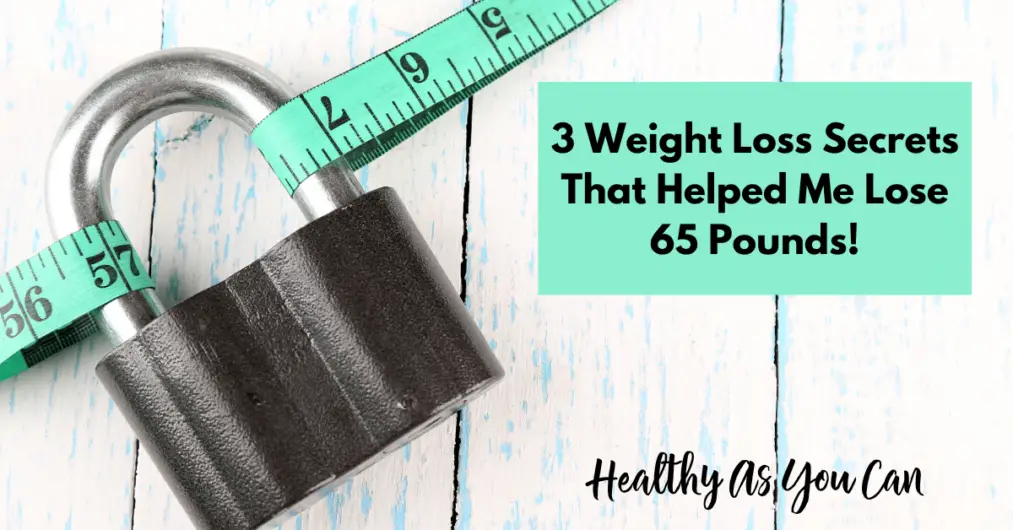 measuring tape and lock how to lose 65 pounds