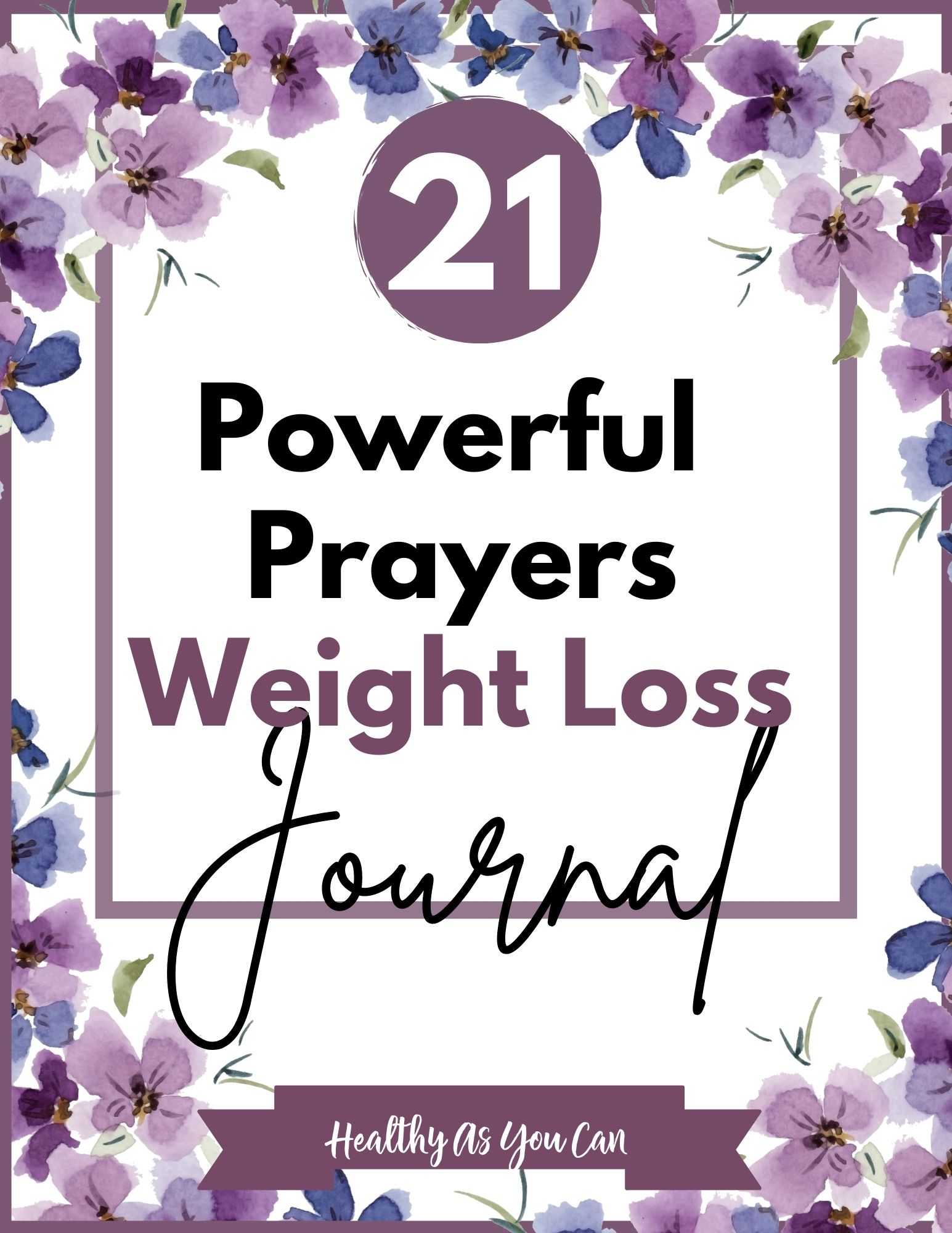 weight loss prayer journal 
