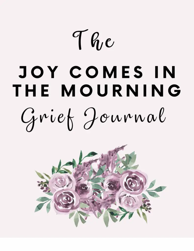 printable grief journal