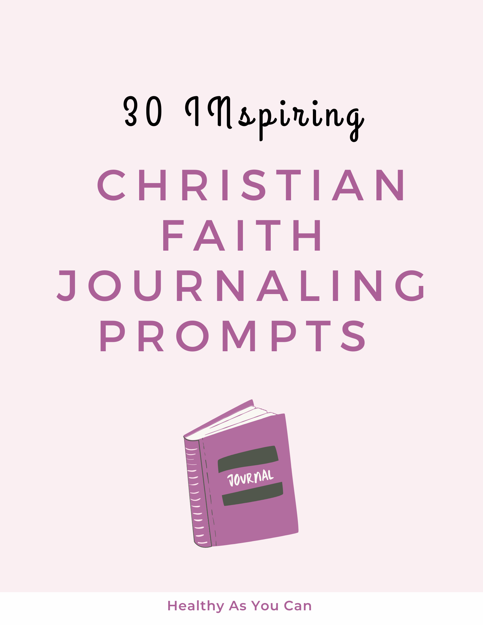 pink and purple cover of faith journal