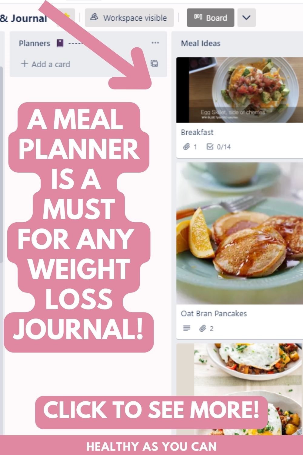 trello meal planner pink letters meal planner for weight loss journal 