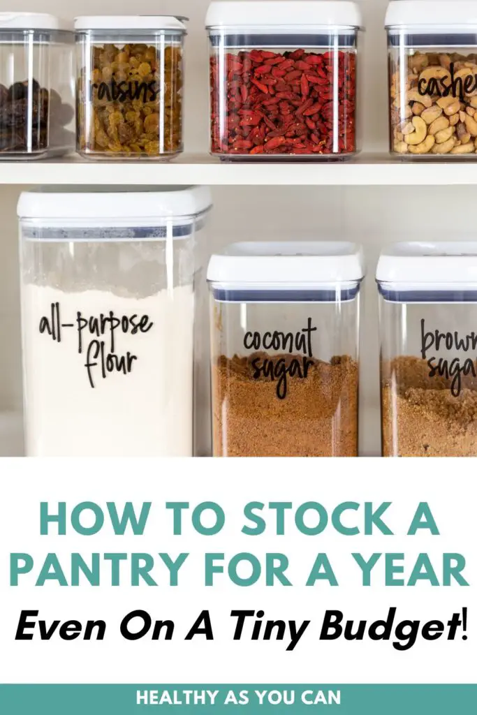 pantry items in clear containers how to stock a pantry teal letters