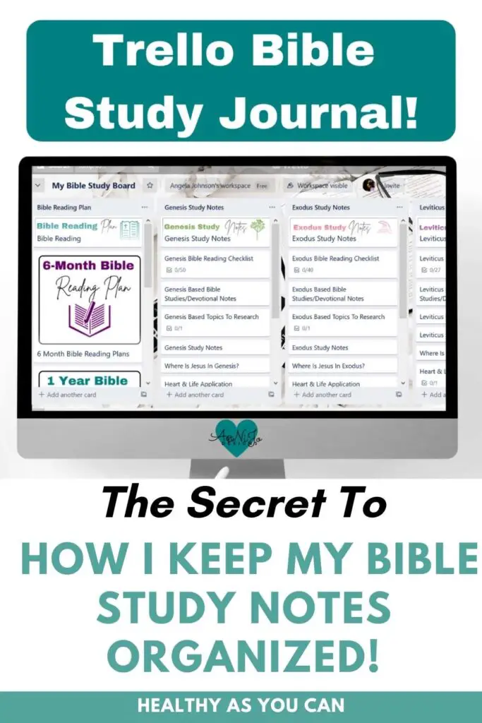 how to keep Bible study notes organized in teal letters