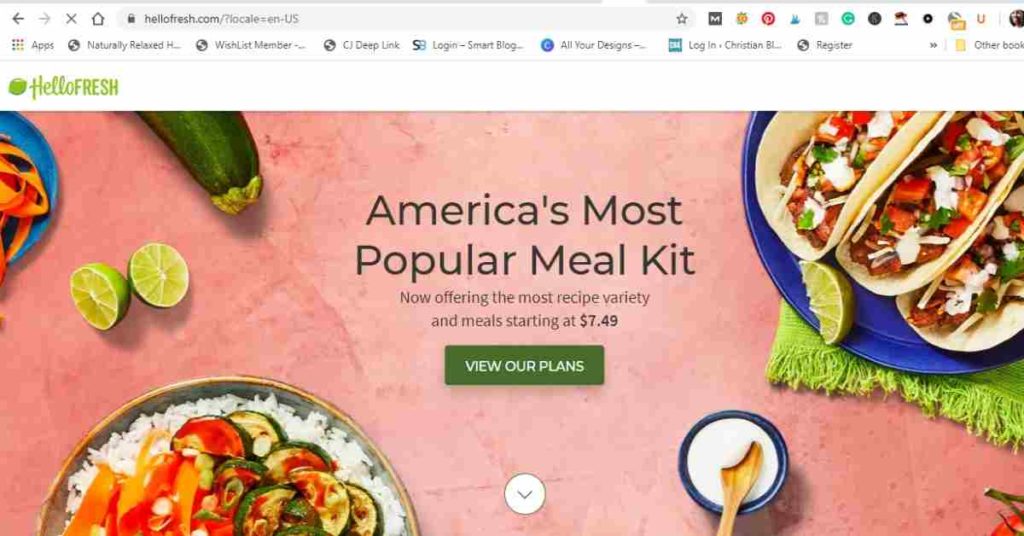 hello fresh homepage meal planning ideas for weight loss beginners