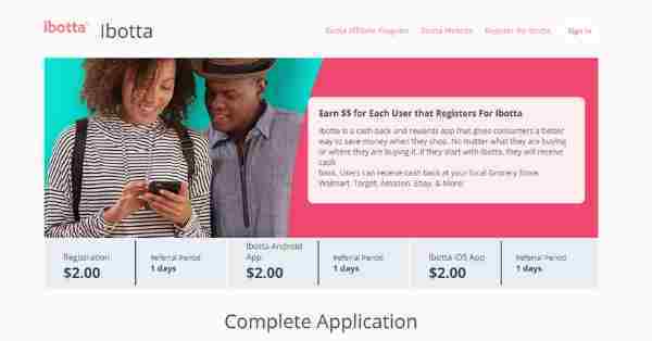 ibotta screen shot on saving money on organic groceries