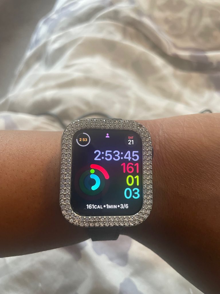apple watch with diamond cover
